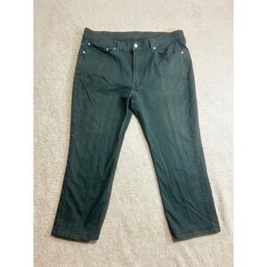 Levi's 514 Mens‎ Dark Green Straight Fit Jeans W40 L30